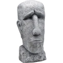 Moai Beeld - Polystone 32 × 28 × 59 Cm