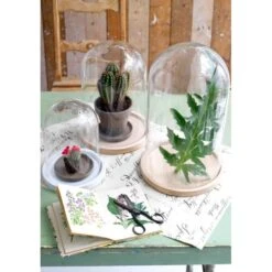 Stolp Glas Hella Bruin - Ø 17 × 23 Cm -Tuindecoratie Winkel 1650535456 1 600