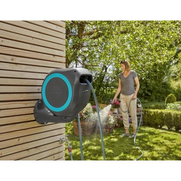 Wandslangenbox GARDENA RollUp Blauw - S - 15 M 6 Wandslangenbox GARDENA RollUp Blauw - S - 15 M - Afbeelding 4