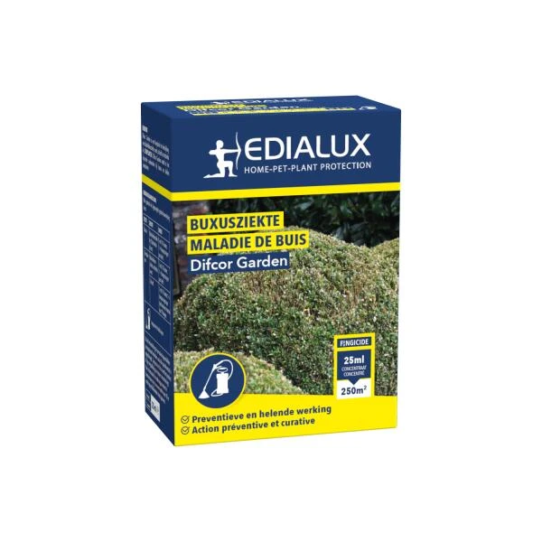 EDIALUX Difcor Garden Buxus - Bestrijder Taksterfte Bij Buxus 4 EDIALUX Difcor Garden Buxus - Bestrijder Taksterfte Bij Buxus - Afbeelding 2