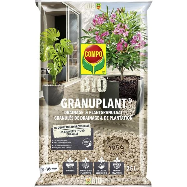 Compo Bio Granuplant Puimsteenkorrels - 25 L 3 Compo Bio Granuplant Puimsteenkorrels - 25 L