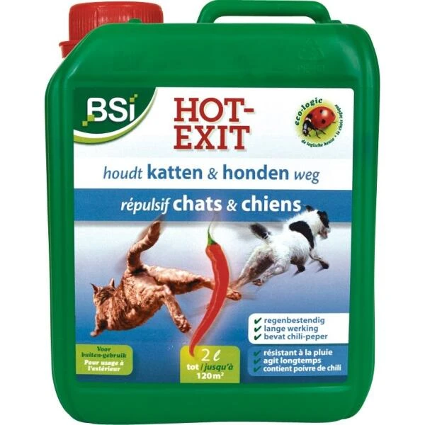 BSI Hot-Exit Katten En Honden Afweren - 2 L 3 BSI Hot-Exit Katten En Honden Afweren - 2 L