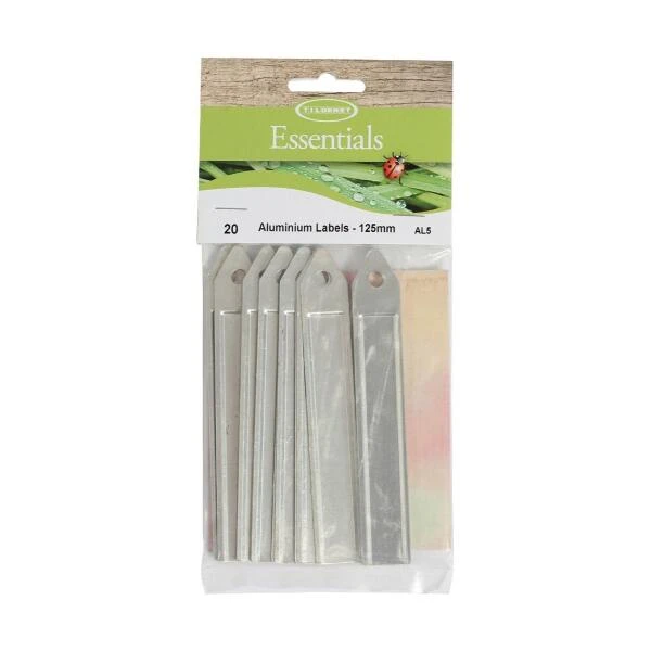 Aluminium Labels 12,5 Cm - Set Van 20 Stuks 4 Aluminium Labels 12,5 Cm - Set Van 20 Stuks - Afbeelding 2