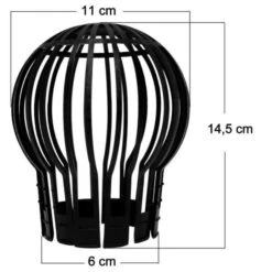 Dakgoot Bladvangers Tegen Verstopte Afvoerpijpen - Set Van 2 Stuks -Tuindecoratie Winkel dakgootbeschermers 1484066306 4 600
