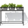 ECOPOTS Berlin Kruidentafel - Grijs 100 X 80 X 36 Cm -Tuindecoratie Winkel ecopots berlin kruidentafel grijs 1600852111 1 600