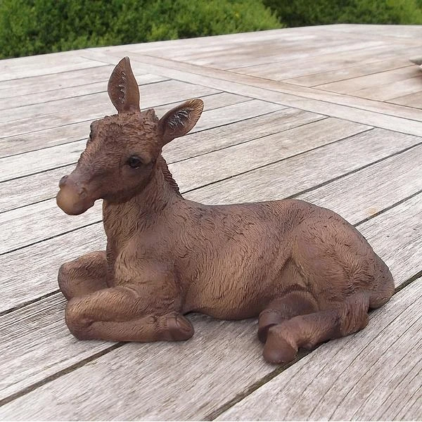 Ezel Veulen Liggend - Levensecht 4 Ezel Veulen Liggend - Levensecht - Afbeelding 2