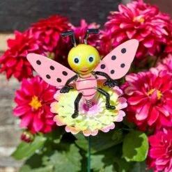 Happy Bees Tuinprikker - Set Van 2 Stuks -Tuindecoratie Winkel happy bees tuinprikker 1619598144 5 600