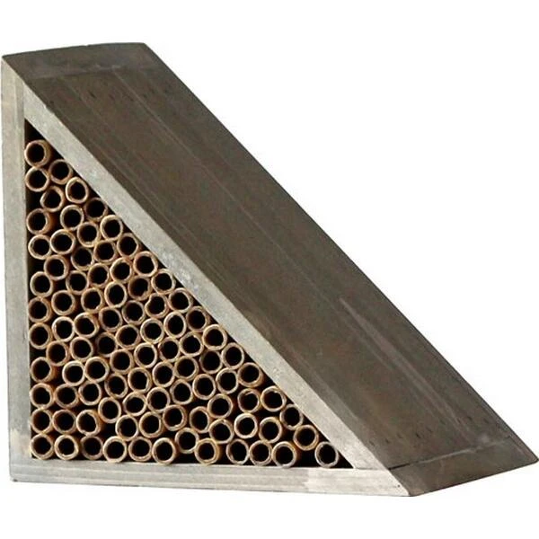 Insectenhotel BEE BAR Voor Vegtrug Grijs 4 Insectenhotel BEE BAR Voor Vegtrug Grijs - Afbeelding 2