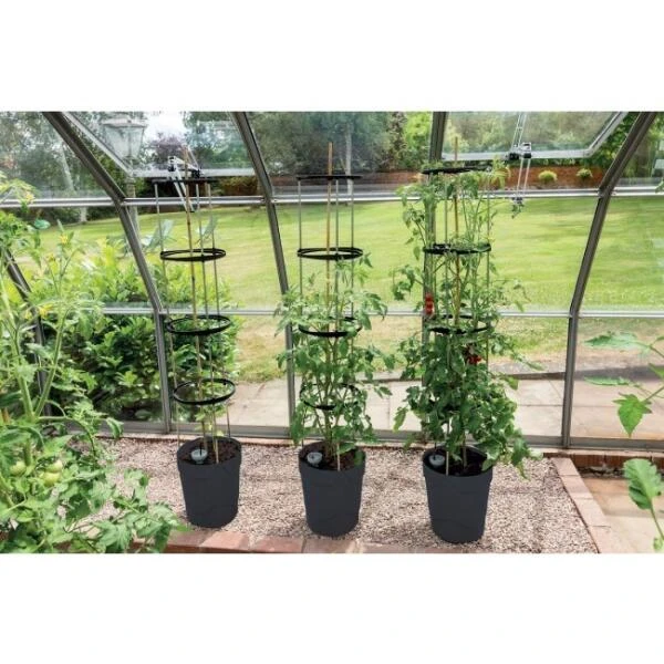 Tomatentoren 150 Cm Met Bewateringssysteem - Grijs 7 Tomatentoren 150 Cm Met Bewateringssysteem - Grijs - Afbeelding 5