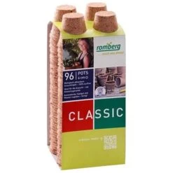 Vezelpotjes Rond 6 Cm - Biologisch Afbreekbaar - Set Van 96 Stuks