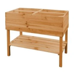 Kweekbak Verhoogd - Honingbruin 100 × 50 × 80 Cm
