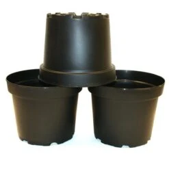 Zwarte Ronde Pot - 5 L 5 Zwarte Ronde Pot - 5 L -Tuindecoratie Winkel kweekpotten zwart 5 l 1484056773 1 600