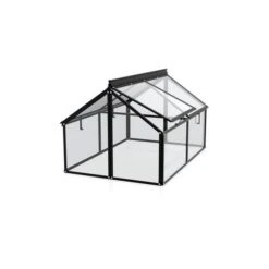 Nieuwe Producten 5 Vitavia Gaia Jumbo Miniserre Aluminium Zwart - 83 × 119 Cm - 0,99 M²