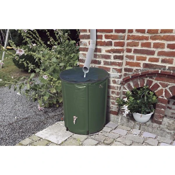 Opvouwbare Regenwatertank Groen - 500 L 4 Opvouwbare Regenwatertank Groen - 500 L - Afbeelding 2