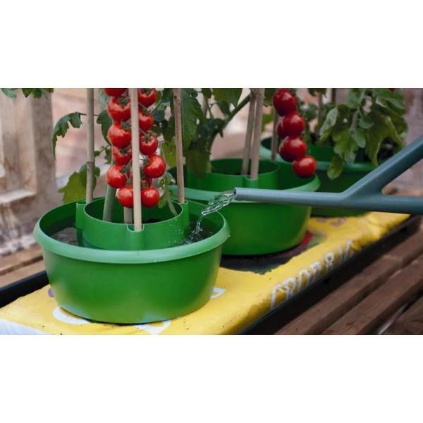 Plant- En Gietpot Groen - Set Van 3 Stuks 4 Plant- En Gietpot Groen - Set Van 3 Stuks - Afbeelding 2
