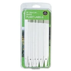 Plantenlabels Wit Kunststof - 20 Cm - Set Van 20 Stuks