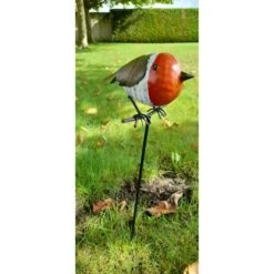 Roodborstje Metaal Op Stok -Tuindecoratie Winkel roodborstje metaal op stok 1663248345 1 600