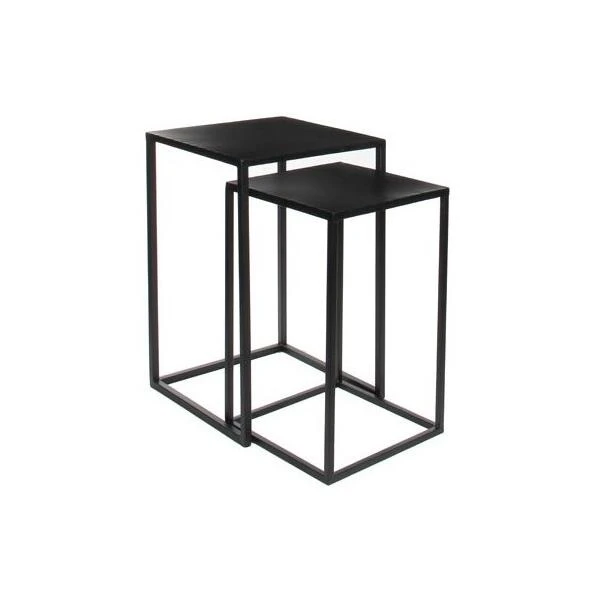 MICA Tafeltjes - H 55 En 48,5 Cm - Set Van 2 Stuks 3 MICA Tafeltjes - H 55 En 48,5 Cm - Set Van 2 Stuks