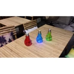 Sfeerlamp In Kleuren - Gloeilamp Met Ledslinger - Set Van 4 Stuks -Tuindecoratie Winkel sfeerlamp in kleuren gloeilamp met ledslinger 1505760627 3 600