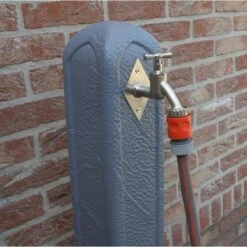 Waterzuil Met Kraan En Aansluiting - Grijs 8 Waterzuil Met Kraan En Aansluiting - Grijs -Tuindecoratie Winkel tuinpaal met waterkraan 1498043411 1 600