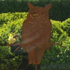 Uil Op Stang - Decoroest -Tuindecoratie Winkel uil op stang 1541680669 2 600
