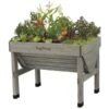 Vegtrug Verhoogde Kweektafel Grijs - 100 × 80 × 80 Cm -Tuindecoratie Winkel vegtrug grijs 1 m 1517220275 1 600