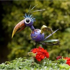 Vogel Flighty Op Pin - Metaal