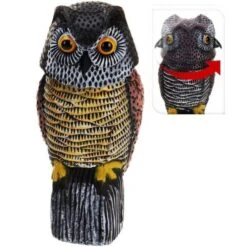 Roterende Uil Gele Borst - Vogelverschrikker -Tuindecoratie Winkel vogelverschrikker uil 1484056283 1 600