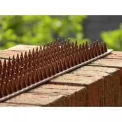 Afweerpinnen Strip Vogels, Katten,... - Bruin 7 Afweerpinnen Strip Vogels, Katten,... - Bruin -Tuindecoratie Winkel vogelwering met afweerpinnen 50 cm 1484056943 3 600