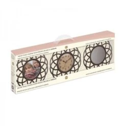 Wandklok Ascot Met Spiegel En Fotoframe - Drie In één 8 Wandklok Ascot Met Spiegel En Fotoframe - Drie In één -Tuindecoratie Winkel wandklok triple ascot 3in1 1535618953 2 600