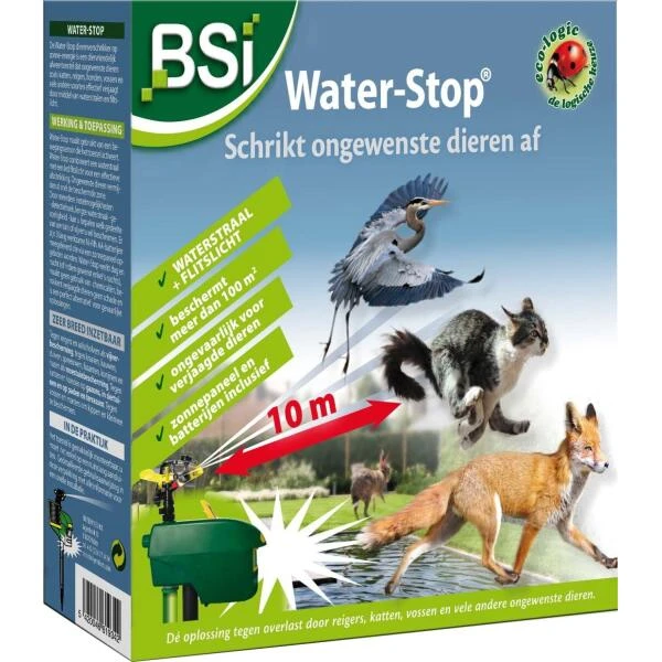 BSI Water-stop Dierenverschrikker Op Zonne-energie 3 BSI Water-stop Dierenverschrikker Op Zonne-energie