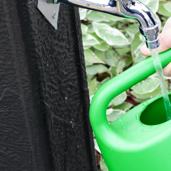 Waterzuil Met Kraan En Aansluiting - Zwart 5 Waterzuil Met Kraan En Aansluiting - Zwart - Afbeelding 3