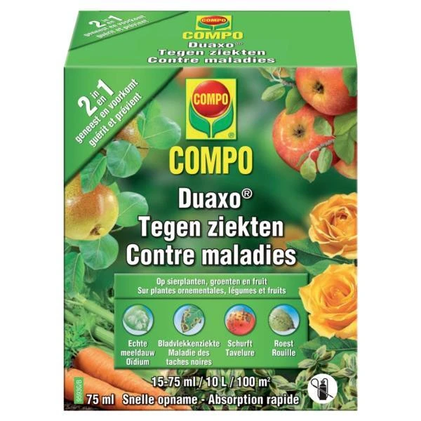 Compo Duaxo Tegen Ziekten En Schimmels Op Groente, Fruit En Sierplanten 75 Ml 3 Compo Duaxo Tegen Ziekten En Schimmels Op Groente, Fruit En Sierplanten 75 Ml