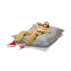 Zitzak Fatboy® The Original Indoor - 180 X 140 Cm Zilvergrijs -Tuindecoratie Winkel zitzak fatboy indoor zilvergrijs 1614414255 2 600